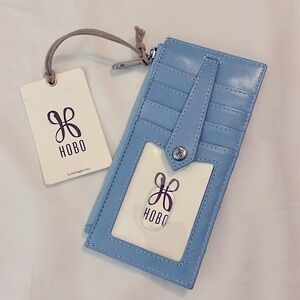 HOBO Zipper Leather Wallet & Credit Card Holder